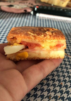 Una foto de Tarta napolitana, con masa licuada🤗