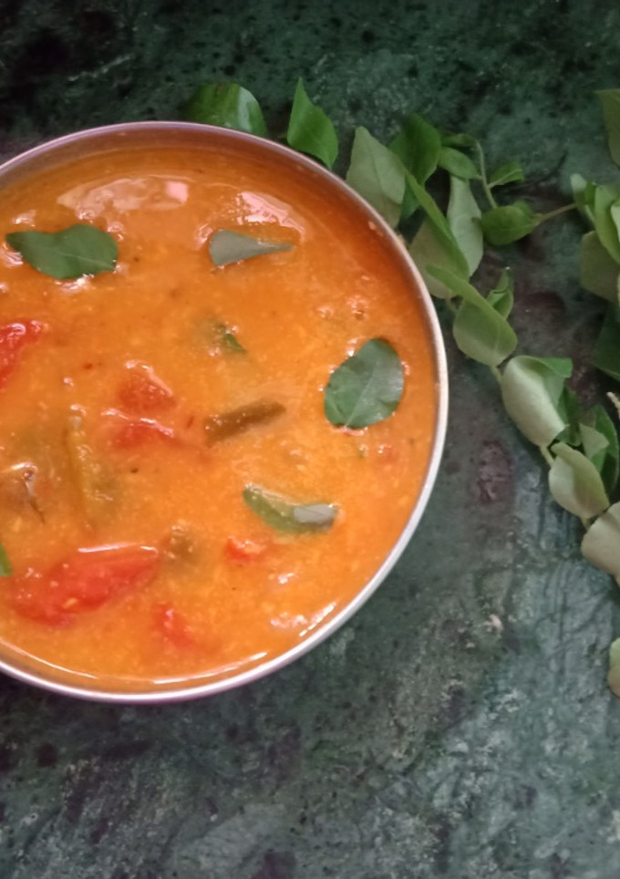 சுவையான தக்காளி சாம்பார்🍅🍅🍅🍅 செய்முறை முக்கிய புகைப்படம்