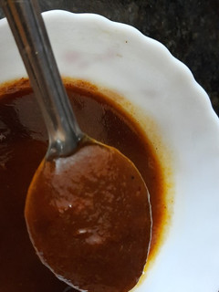 A picture of Tamarind chutney.
