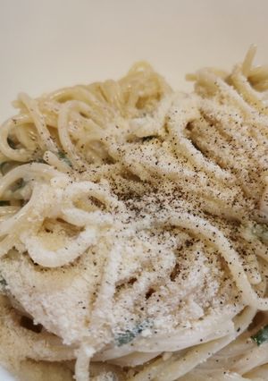 Mangoldos spagetti recept fotója