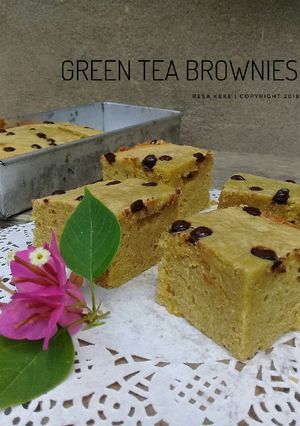 Foto resep Green Tea Brownies