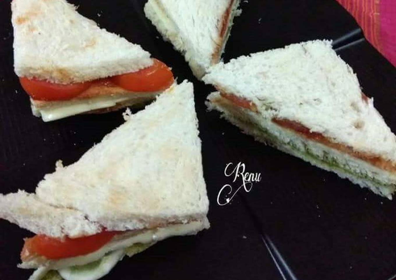 Tri Colour Veg Sandwich