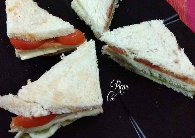 Tri Colour Veg Sandwich