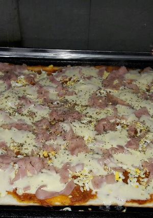 Una foto de Pizza casera