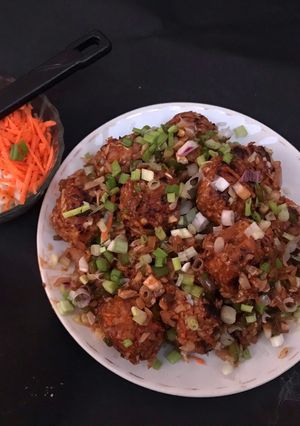 ઓટ્સ ના ઓઇલ ફ્રી મંચુરિયન (oats oil-free Manchuria recipe in Gujarati) રેસીપી મુખ્ય ફોટો