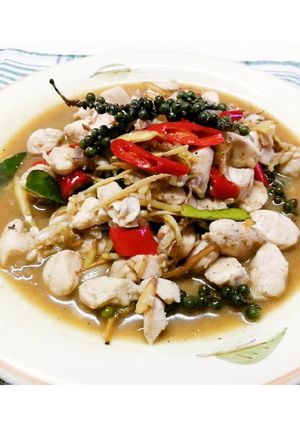 รูปของ 🍗🌶️ผัดฉ่าอกไก่ - Thai stir-Fried Spicy Chicken