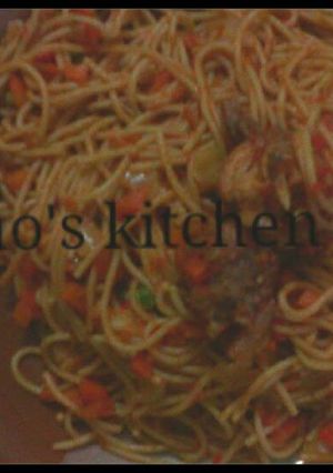 A picture of Spaghetti surprise.