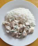 Strogonof de Pollo y Zapallito italiano