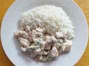 Una foto de pechuga de pollo
