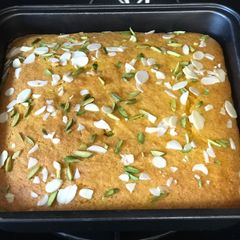 A picture of Mango cake.
