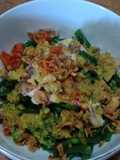 Ayam suir Jukut Bejek (sayur remes)