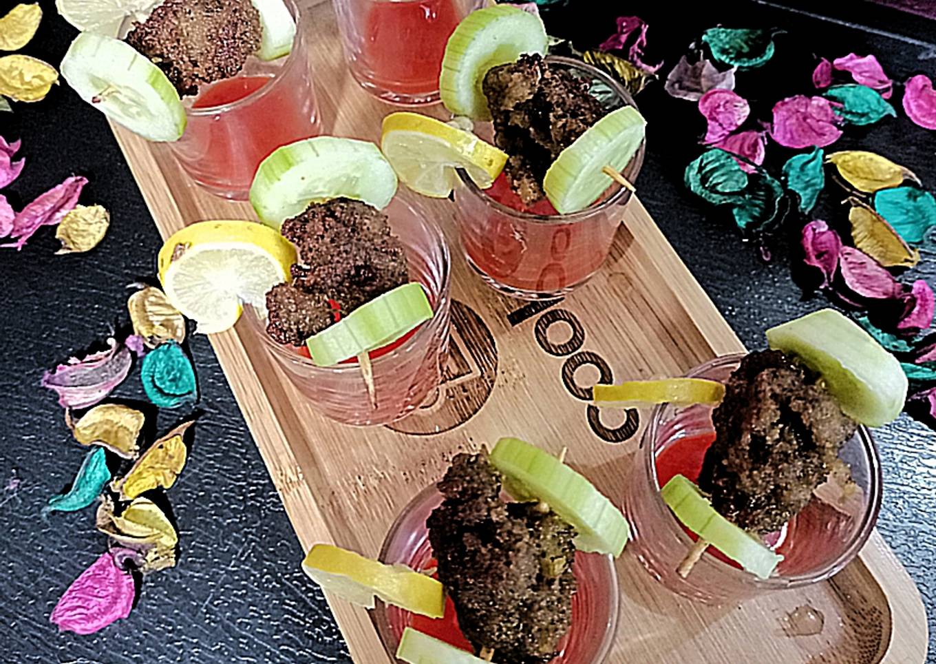 KAFTA KABAB SHOTS😋