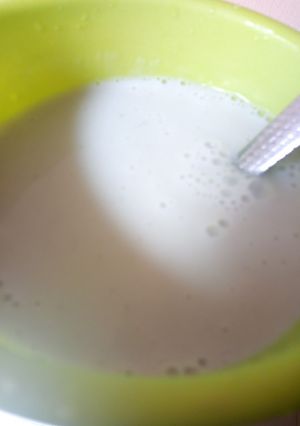 A picture of Groundnut and coconut pap.