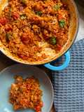 Chicken & Nduja paella