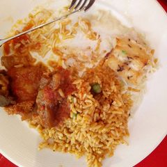 A picture of Jollof Rice.