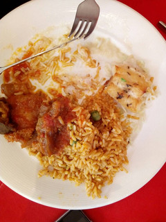A picture of Jollof Rice.