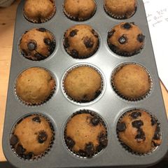 A picture of Banana dates muffin.