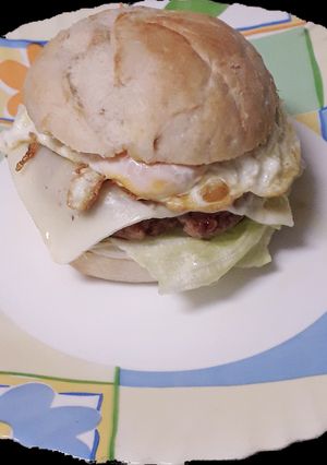 Una foto de Hamburguesa deliciosa 🍔