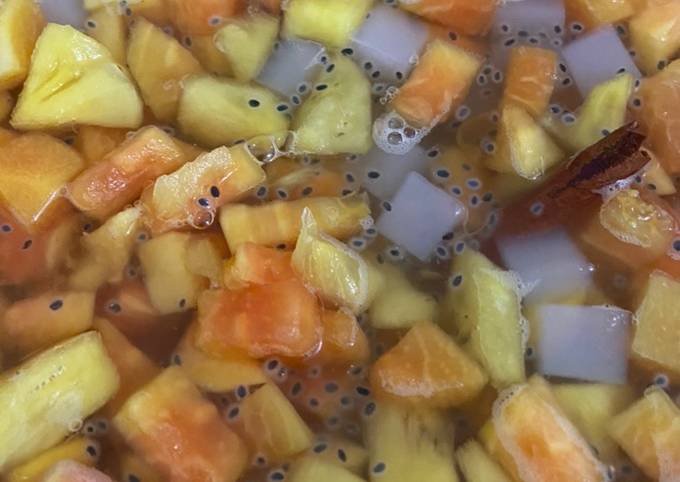 Resep Fruit Cocktail Es Buah Jadul Oleh Yulia Helsi Cookpad