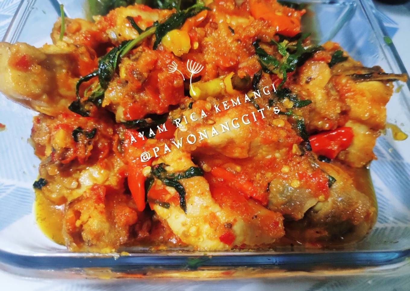 Ayam rica-rica kemangi