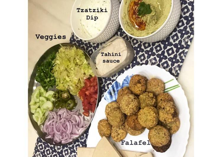 Simple Way to Make Any-night-of-the-week Falafel platter