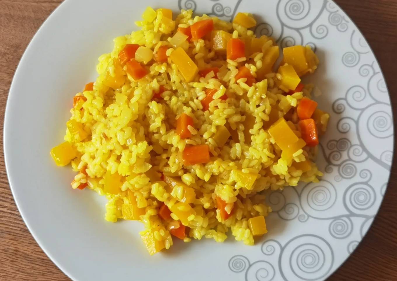 Arroz con calabaza