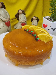 عکسی از دستور کیک شيفون پرتقالی😋