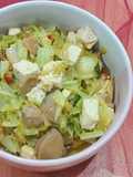 Tumis Sawi Putih, Tahu, dan Bakso
