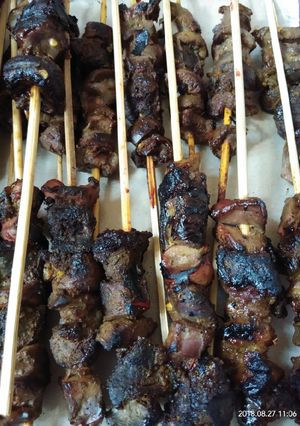 Foto resep Sate maranggi yg telat🍡🍡🐏😝