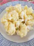 Ensalada de papas y huevos