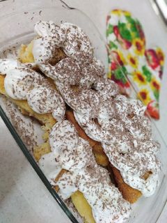 عکسی از دستور کیک وانیلی با خامه خانگی😋😋