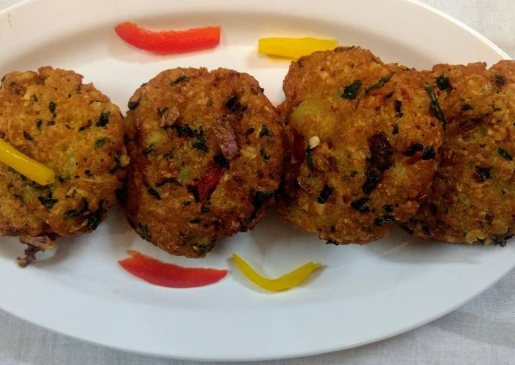 How to Make Any-night-of-the-week Healthy Oats and Vegetable cutlets