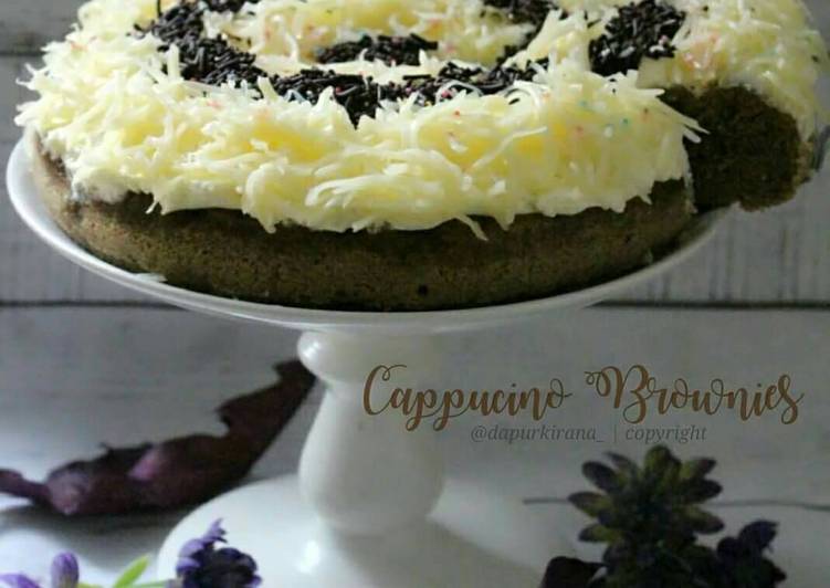 Cara Gampang Menyiapkan Cappucino Brownies (tutorial) yang Enak