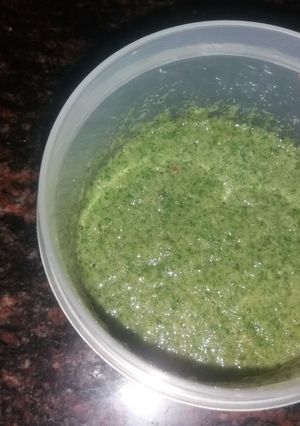 A picture of Aloevera chutney.