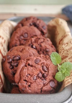 Foto resep Chewy Choco Cookies ala Jack-jack's Num Cookie