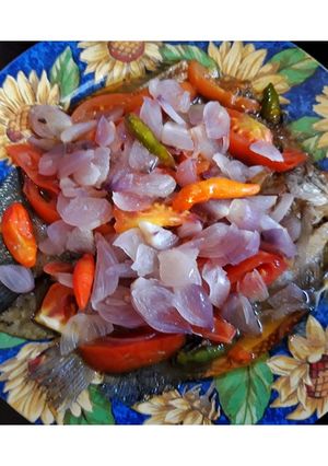 Foto resep Tim Ikan Asin Sepat