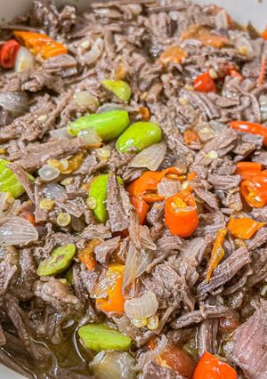 Foto resep Oseng Daging Pete