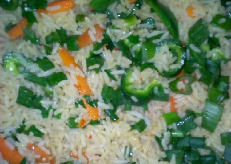 Fried vegetables rice