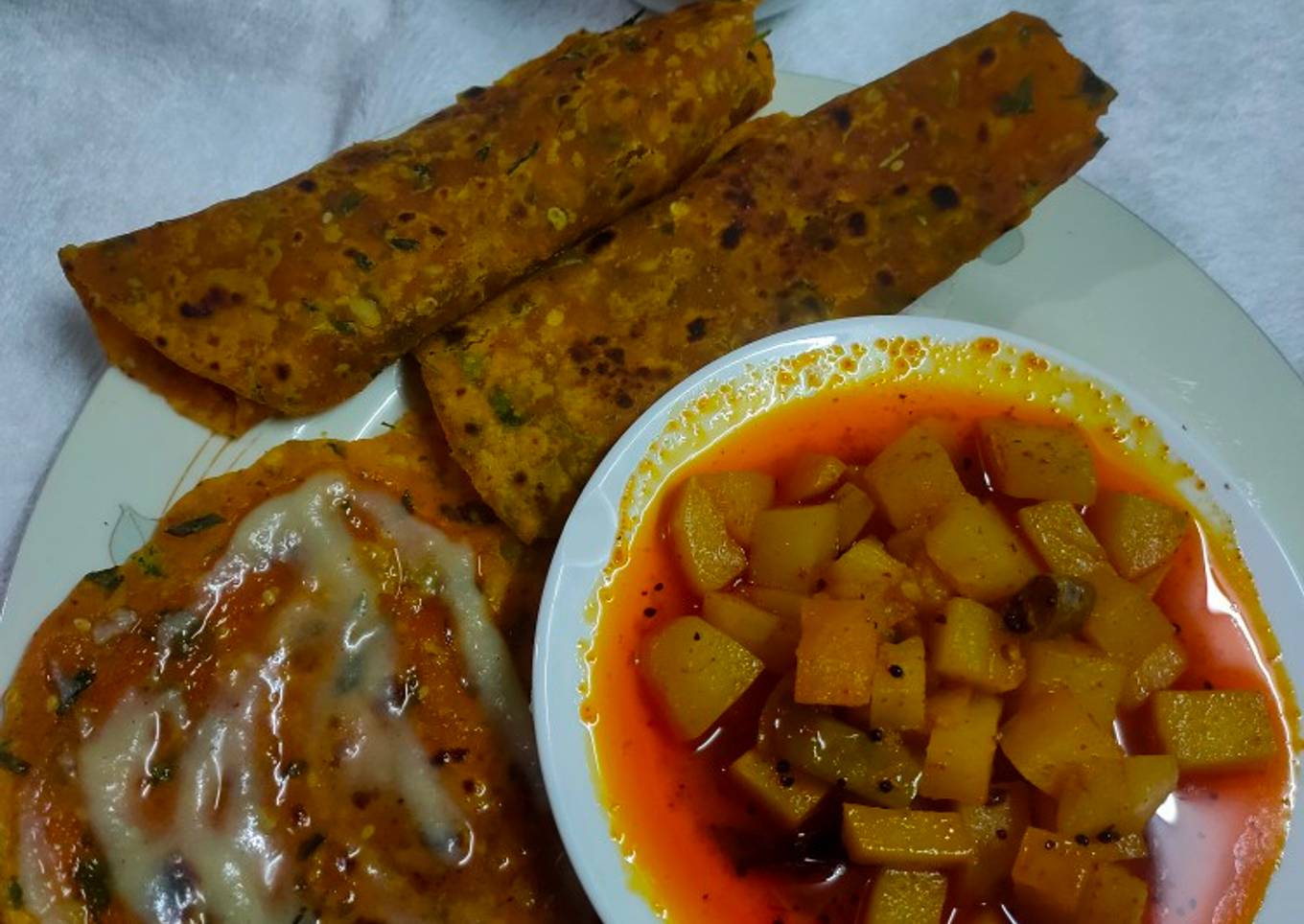 Methi na thepla- 2 methods