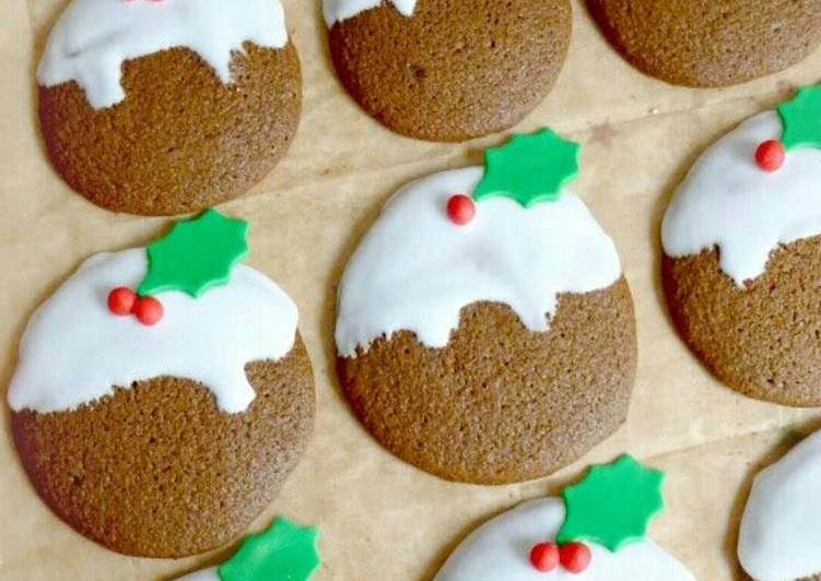 Vickys Christmas Pudding Cookies, GF DF EF SF NF