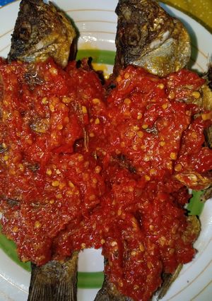Foto resep Ikan mas mandi cabe