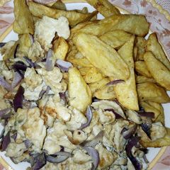 A picture of Irish with scrambled egg.