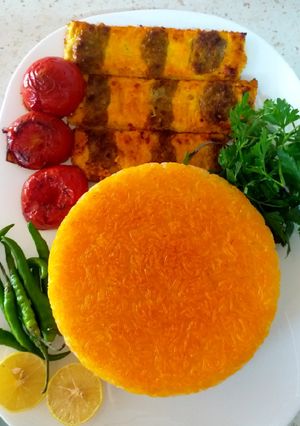 عکسی از دستور کوبیده مرغ و گوشت