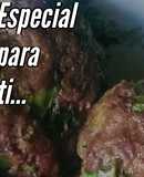 Albóndigas con cebollín especial para ti