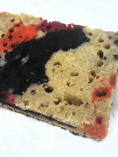 A picture of Multicoloured butterscotch Cake.