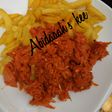 Chips with tomato's n egg sauce