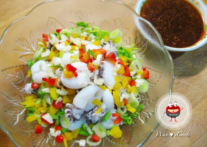 宛の清涼一夏 料理 涼拌五味小花枝食譜與作法by 宛宛 球球麻 Cookpad