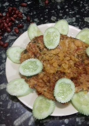 পনির কর্ণফ্লেক্স(paneer corn flakes recipe in Bengali) রেসিপির প্রধান ছবি