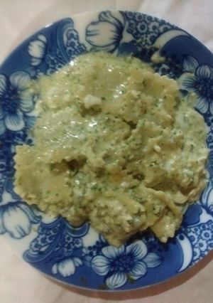 Una foto de Ravioles de mollejas y espinaca