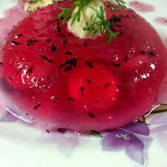 A picture of Strawberry panna.